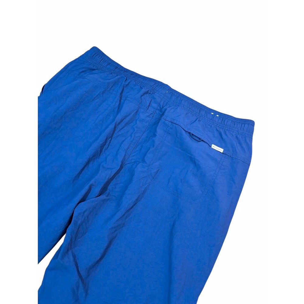 Columbia Men’s Hiking Pants Blue Lightweight Jogger Elastic Waist Trail Size XL